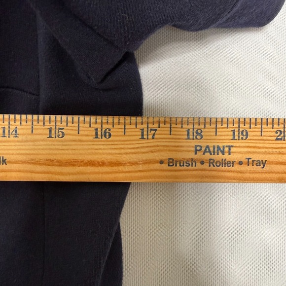 Talbots Navy Blue Blazer Peter Pan Collar Cloth Buttons Sz 4P Academia Nautical - Picture 6 of 11